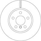TRW Bremsscheibe DF6757
