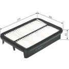 BOSCH 1 457 433 784 Luftfilter