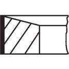 Mahle Kolbenringsatz 022 07 N0