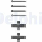 Delphi Zubehörsatz, Scheibenbremsbelag LX0093