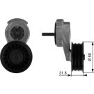 Gates Spannrolle, Keilrippenriemen DriveAlign™ T38116