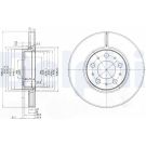 Delphi Bremsscheibe BG3513 Delphi Bremsscheibe BG3513