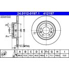 Bremsscheibe 24.0112-0197.1