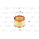 Valeo Luftfilter 585600
