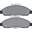Bremsbelagsatz, Scheibenbremse 2437001 Bremsbelagsatz, Scheibenbremse 2437001