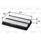 Valeo Luftfilter 585330