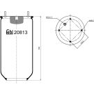 FEBI BILSTEIN 20813 Federbalg, Luftfederung FEBI BILSTEIN 20813 Federbalg, Luftfederung