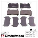 Zimmermann Bremsbelagsatz, Scheibenbremse 23325.160.1
