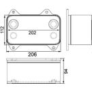 Mahle Ölkühler, Motoröl BEHR Premium Line CLC 63 000P