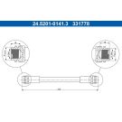 ATE Bremsschlauch 24.5201-0141.3