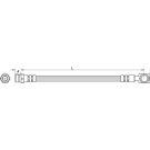 Metzger Bremsschlauch 4111522
