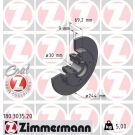 Zimmermann Bremsscheibe Coat Z 180.3035.20 Zimmermann Bremsscheibe Coat Z 180.3035.20