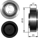 Spannrolle, Keilrippenriemen T38228 Spannrolle, Keilrippenriemen T38228