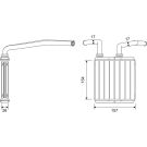 Wärmetauscher, Innenraumheizung 811691