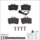 Zimmermann Bremsbelagsatz, Scheibenbremse 23829.170.1