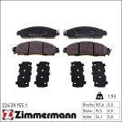 Zimmermann Bremsbelagsatz, Scheibenbremse 22439.155.1