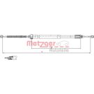 Metzger Seilzug, Feststellbremse 11.6597