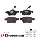 Zimmermann Bremsbelagsatz, Scheibenbremse 24339.200.1