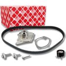 FEBI BILSTEIN 32731 Wasserpumpe + Zahnriemensatz 123 Zähne, 27mm, mit abgerundetem Zahnprofil, Metall FEBI BILSTEIN 32731 Wasserpumpe + Zahnriemensatz 123 Zähne, 27mm, mit abgerundetem Zahnprofil, Metall