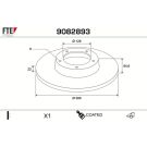Bremsscheibe 9082893 Bremsscheibe 9082893