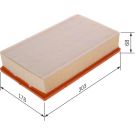 BOSCH F 026 400 612 Luftfilter