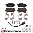 Zimmermann Bremsbelagsatz, Scheibenbremse 23326.175.2