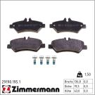 Zimmermann Bremsbelagsatz, Scheibenbremse 29190.195.1