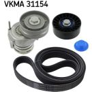 SKF Keilrippenriemensatz VKMA 31154