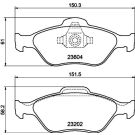 Bremsbelagsatz, Scheibenbremse 8DB 355 008-901