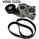 SKF Keilrippenriemensatz VKMA 31036