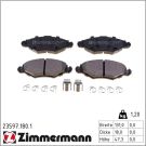 Zimmermann Bremsbelagsatz, Scheibenbremse 23597.180.1