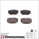 Zimmermann Bremsbelagsatz, Scheibenbremse 23224.165.1