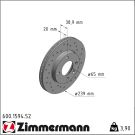 Zimmermann Bremsscheibe SPORT Z 600.1594.52