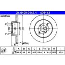 Bremsscheibe 24.0109-0143.1