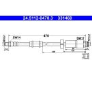Bremsschlauch 24.5112-0470.3 Bremsschlauch 24.5112-0470.3