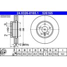 Bremsscheibe 24.0326-0165.1