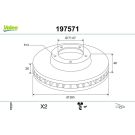 Bremsscheibe 197571 Bremsscheibe 197571