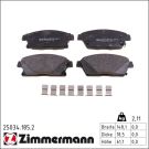 Zimmermann Bremsbelagsatz, Scheibenbremse 25034.185.2