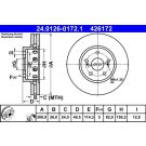 Bremsscheibe 24.0126-0172.1
