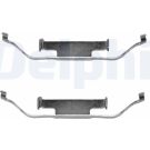 Delphi Zubehörsatz, Scheibenbremsbelag LX0136