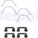 Delphi Zubehörsatz, Scheibenbremsbelag LX0375