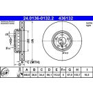 ATE Bremsscheibe 24.0136-0132.2
