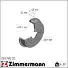 Zimmermann Bremstrommel Coat Z 230.1913.20