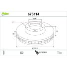Bremsscheibe 673114