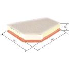 BOSCH F 026 400 255 Luftfilter