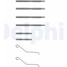 Delphi Zubehörsatz, Scheibenbremsbelag LX0068