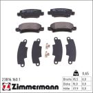 Zimmermann Bremsbelagsatz, Scheibenbremse 23816.160.1