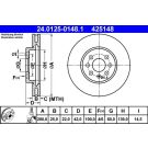 Bremsscheibe 24.0125-0148.1