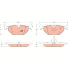 TRW Bremsbelagsatz, Scheibenbremse COTEC GDB1344