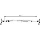 BOSCH Seilzug, Feststellbremse 1 987 482 385